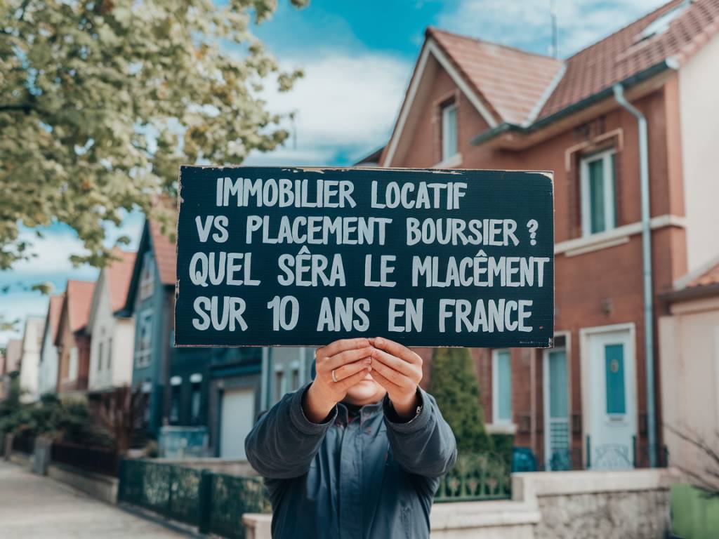 Immobilier locatif vs placement boursier : quel sera le meilleur placement sur 10 ans en France